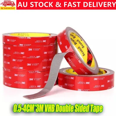 3M VHB Double Sided Tape Heavy Duty Mounting Tape For Car Home And Office • $9.39