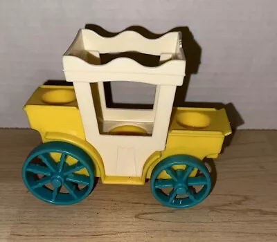 Vintage Fisher Price Little People Castle Carriage Kings Royal Coach #993 • $8.50