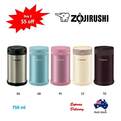 Zojirushi SW-FCE75 Stainless Steel Vacuum Container 750ml 象印悶燒杯 • $74.95