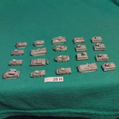 Lot 28H GHQ Micro Armor 1:285 Scale Tanks Trucks APCs Artillery 20 Pcs Metal • $22.50