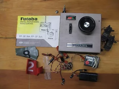 Vintage Futaba Fp-t 2f 2 Channel Radio System For Parts Or Repair • $30