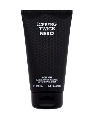 Iceberg Twice Black Aftershave Balsam For Men 150ml New&Sealed • £16.34