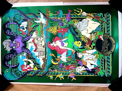 Mondo Germain Mainger Disney THE LITTLE MERMAID Art Print Poster X/50  FOIL VER • $105
