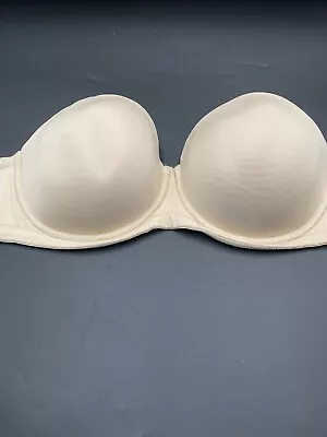 Wacoal Red Carpet Size 34 G Nude Lined Strapless Underwire Bra Style:854119 • $14.99