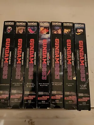 Mobile Suit Gundam 0083 Stardust Memory Complete VHS Set • $120