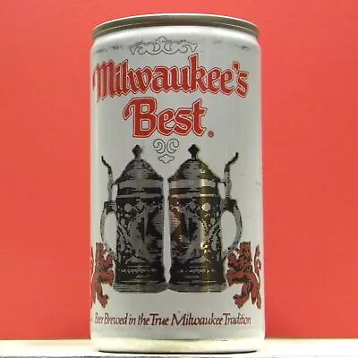Milwaukee's Best Beer Pull Tab Can 2 Two Steins Miller Milwaukee Wisconsin 47G • $1.95
