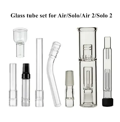 New Glass Aroma Tube With Plastic Stem Mouthpiece Tip For Arizer Solo Air • £7.39
