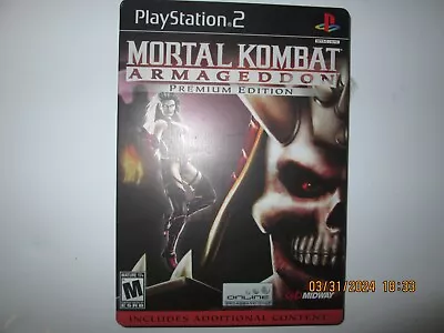 Mortal Kombat Armageddon Premium Edition (Playstation 22006)  Slightly Used  • $100