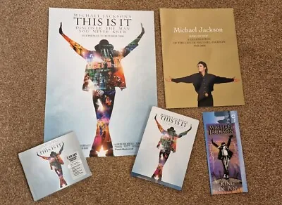 Michael Jackson Original Ticket This Is It Celebration Of The Life Book O2 UK • £99