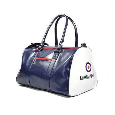 Lambretta Retro Sports Bag Black/White & Navy/White In Small & Large RRP £60 • £60
