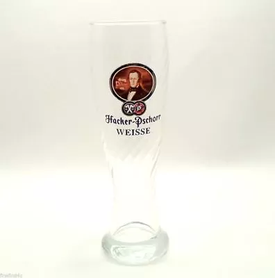 RARE LG HACKER-PSCHORR WEISSE SWIRL PILSNER BEER GLASS STEIN 22 + Oz 9 5/8  TALL • $17.89