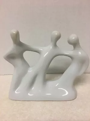 Vintage Mid Century Naaman Fine Porcelain Abstract Figure Made In Israel • $28