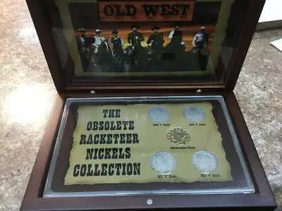 The Obsolete Racketeer Nickels Collection With Display Box • $16