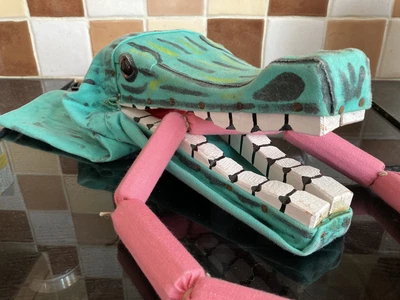 £140 • Buy Punch & Judy ' Crocodile ' Puppet By Teddy Cordon, Hand Made.