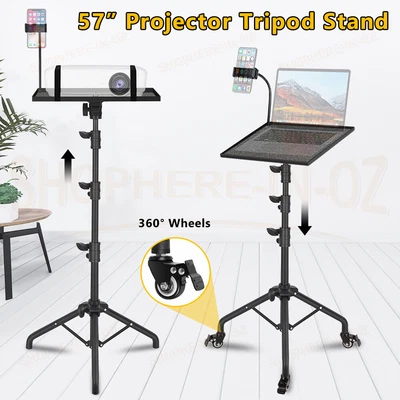 $49.85 • Buy Projector Adjustable Notebook Laptop Projector Tripod Lectern Stand & Tray Wheel