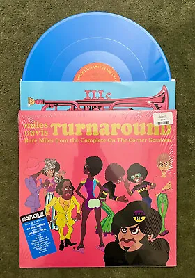 MILES DAVIS Turnaround On The Corner LP RSD 2023 Blue Vinyl Jazz Fusion Funk • $40