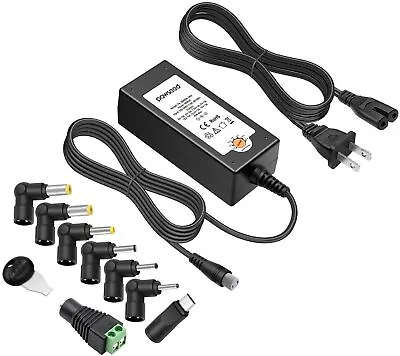 $19.79 • Buy 45W 5V-15V Multi Voltage Tips Universal AC Adapter Charger For CCTV Power Supply