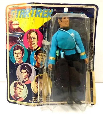 Mr. Spock Broken Right Knee Peg Star Trek Loose Complete W/ Card Mego 1974 • $40