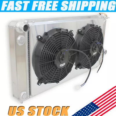 3Row Radiator+Shroud+Fan Fits For 1986-2005 Chevy S10 LS Swap Over: 32  W X 18 H • $195