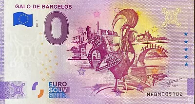 Ticket 0 Euro Galo Barcelos Anniversary Portugal 2020 Number Various • £10.03