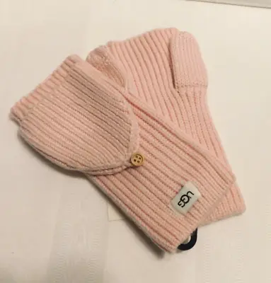 UGG Light Pink Flip / Pop-Over Fingerless Gloves New With Tags • $48
