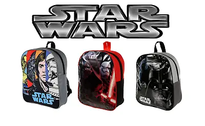 £5.99 • Buy Kids STAR WARS Backpack Toddlers Character Rucksack School Book Boys Girls Bag 