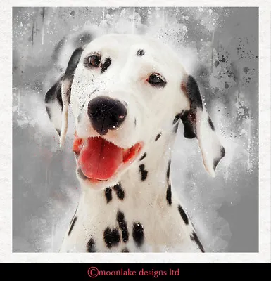 Dog - Dalmatian2 - Fabric Craft Panels In 100% Cotton Or Polyester  • £2.45