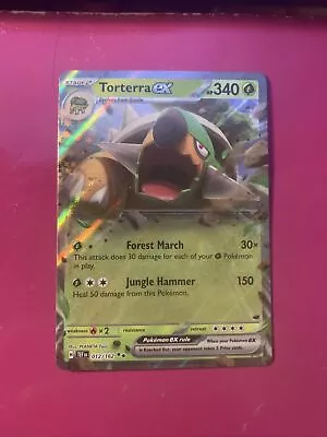 Torterra EX 012/162 Full Art NM/M Temporal Forces Pokemon Card • $2.50