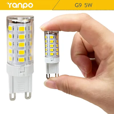 G9 LED Corn Light Bulbs 5W Cool White Capsule Lamp Replace 40W Halogen 220V 230V • £1.19