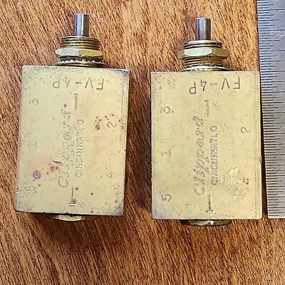 Lot Of 2 Pcs. Clippard Plunger Air Valve FV-4P  1/8 NPT Ports • $20