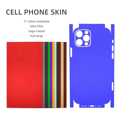 Full Wrapped Protective Cover Skin Sticker For IPhone 15 14 13 12 11 Pro Max XS • $11.99