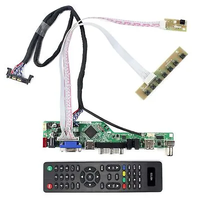 HDMI VGA AV USB   LCD Controller Board For 32  P320HVN01.0 1920x1080 LCD Screen • $29.88