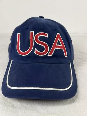 Team USA Olympics Roots 04 Blue & Red Baseball Cap • $3.28