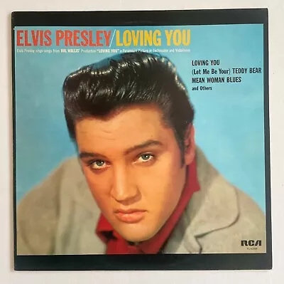 Elvis Presley LP Loving You (Orange Label) (RCA PL-42358 UK) • $18.95