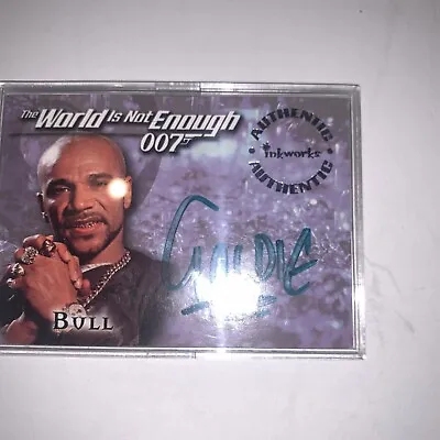 JAMES BOND - THE WORLD IS NOT ENOUGH - GOLDIE - Autograph Card 1999 • £32.95