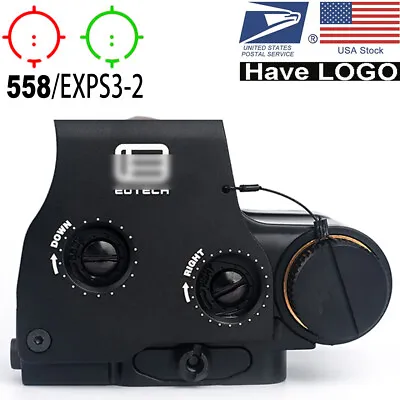 558 Holographic Red Dot Sight Green Dot EXPS3-2 Tactical Scope QR Weapon Airsoft • $48.75