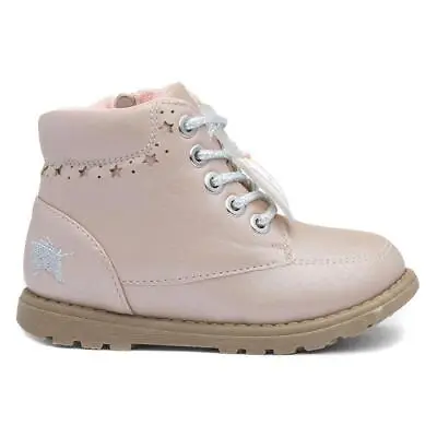 £19.99 • Buy Buckle My Shoe Kids Boot Pink Lace Up Unicorn Shoezone Size UK 5,6,7,8,9,10