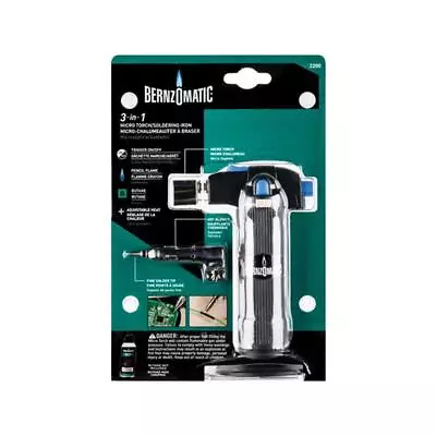 Bernz-O-Matic ST2200T Micro Flame Butane Torch Kit • $37.99