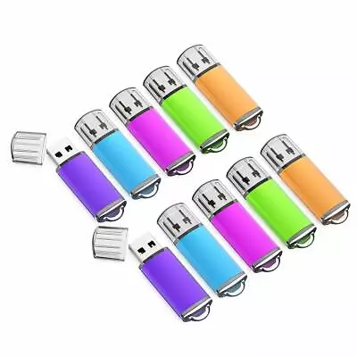 10 PACK Memory Stick USB 2.0 Flash Drive Fold Thumb Wholesale Storage U Disk Pen • £9