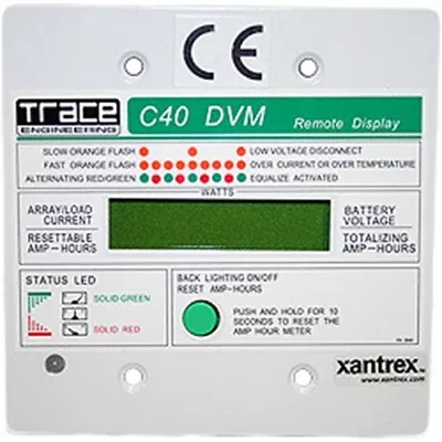 Xantrex Charge Controller Remote LCD With 50 Ft Cable CM/R-50 • $121