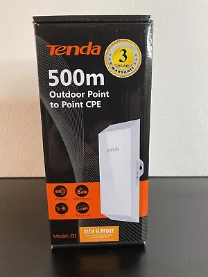 Tenda O1 Outdoor Access Point N300 Mbps Long Range Smart Manage CPE 2.4GHz • $28.49