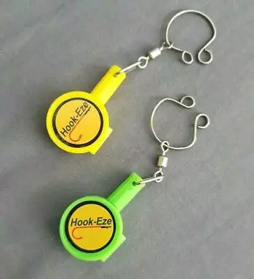 $12.95 • Buy Hook-eze Knot Tying Tool Fishing Gear Hook 2 Pcs Cover 2 Rods Hookeze Hook Eze