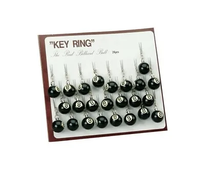 8 Ball Keychain Ring 24 Pcs • $36.15