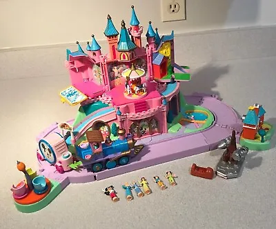 Vintage 1996 Bluebird Polly Pocket Disney Magic Kingdom Castle Play Set W/Train • $139