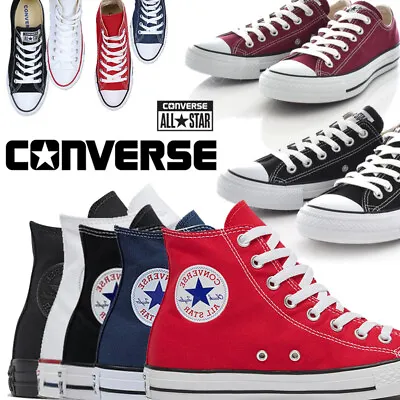 UK Convers Adults Trainers All Star Chuck Taylor Women Men Unisex Casual Shoes • £19.99