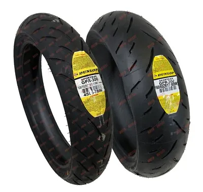 Dunlop Sportmax 160/60ZR17 120/70ZR17 Front Rear Motorcycle Tires GPR 300 • $214.97