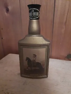 Jim Beam's Choice Decanter Bottle Man On A Horse De Keyser Vintage Empty • $16.89