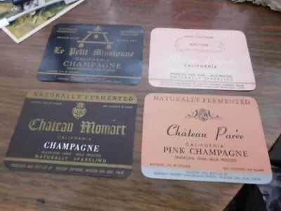 Vintage Lot Of California Champagne Wine Bottle Labels #3 • $14.95