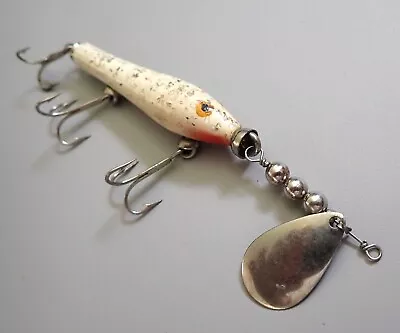 Budd's Baits  Underwater Bug  Vintage Wooden Fishing Lure Jeffersonville Indiana • $15