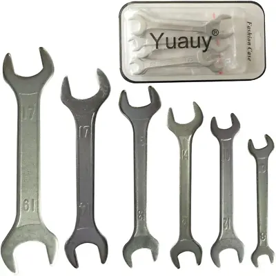 Double Ended 8 Mm Thru 19Mm Cone Wrench Bicycle Tool Kit Spanner Bike Set • $9.72